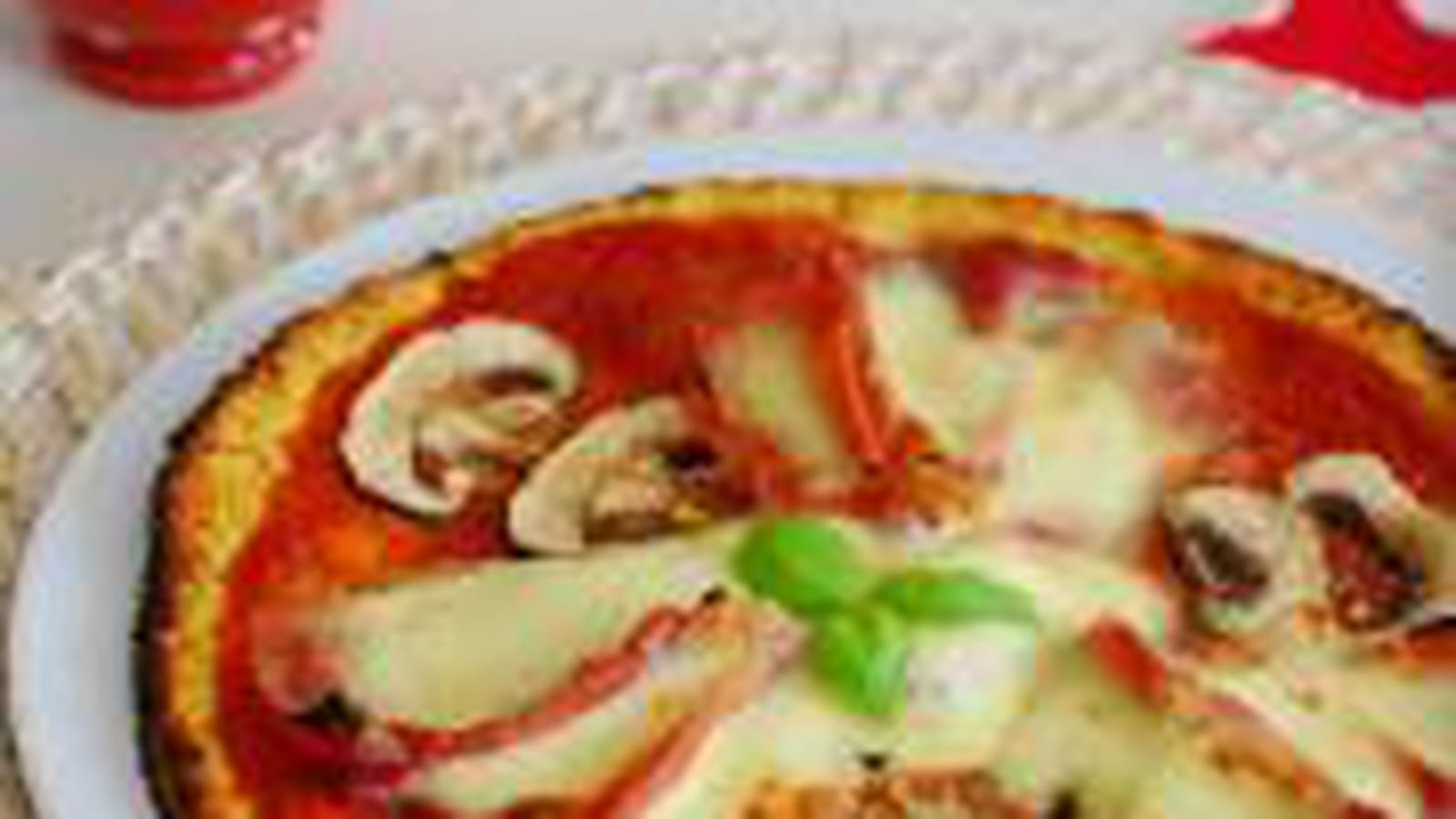 Pizza légère sans gluten