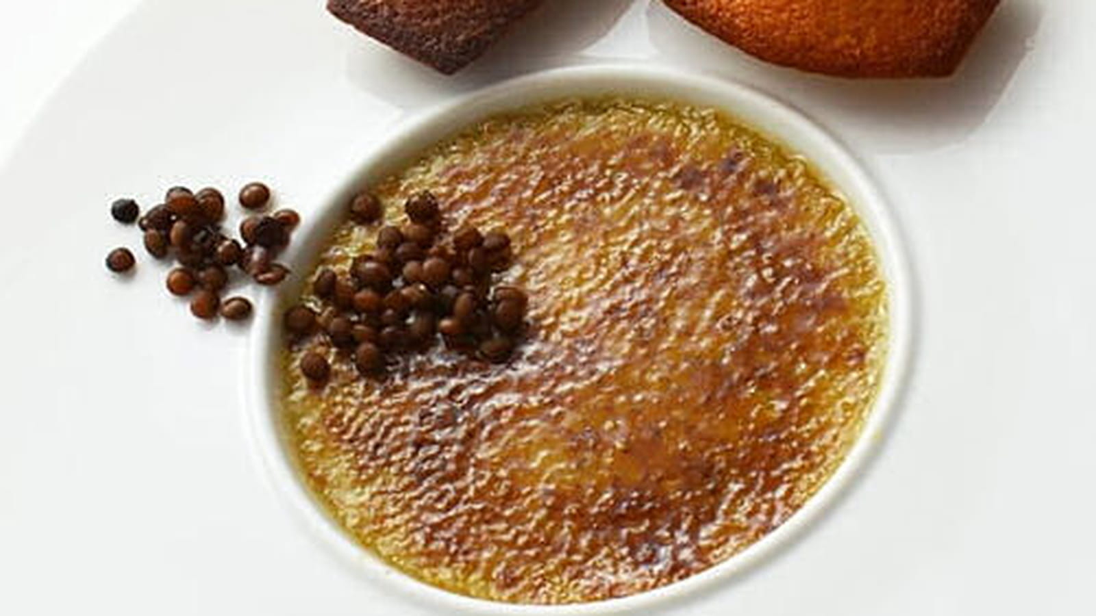 Crème brûlée à la Lentille Verte du Puy