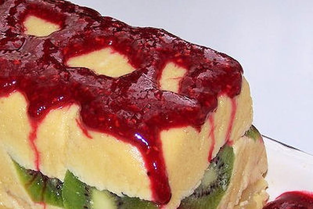 Terrine de fruits frais à la crème d'amandes