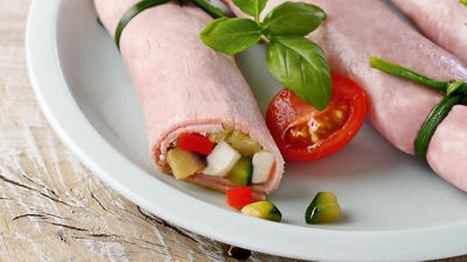 Bonbons de jambon aux légumes fondants
