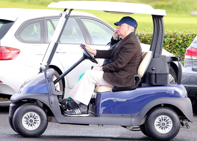 Prince Andrew &agrave; bord de son bolide