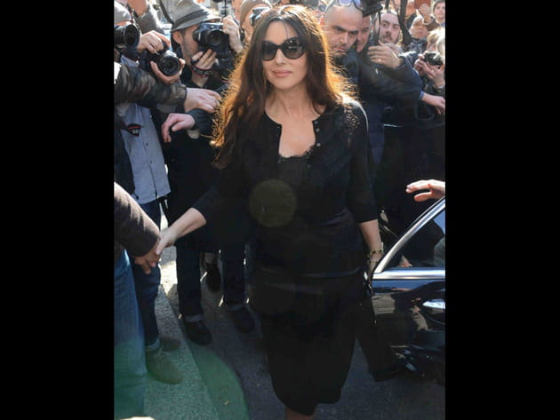 Monica Belluci au défilé Dolce & Gabbana