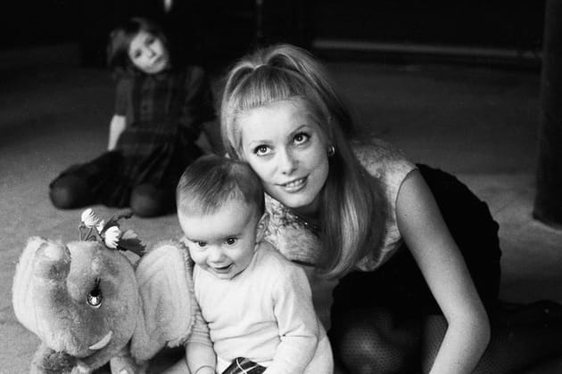 Avec Christian Vadim b&eacute;b&eacute;