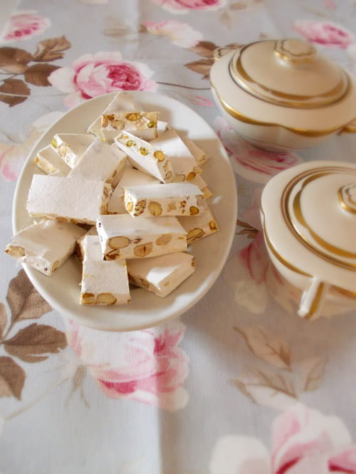 Nougat blanc tendre ou dur
