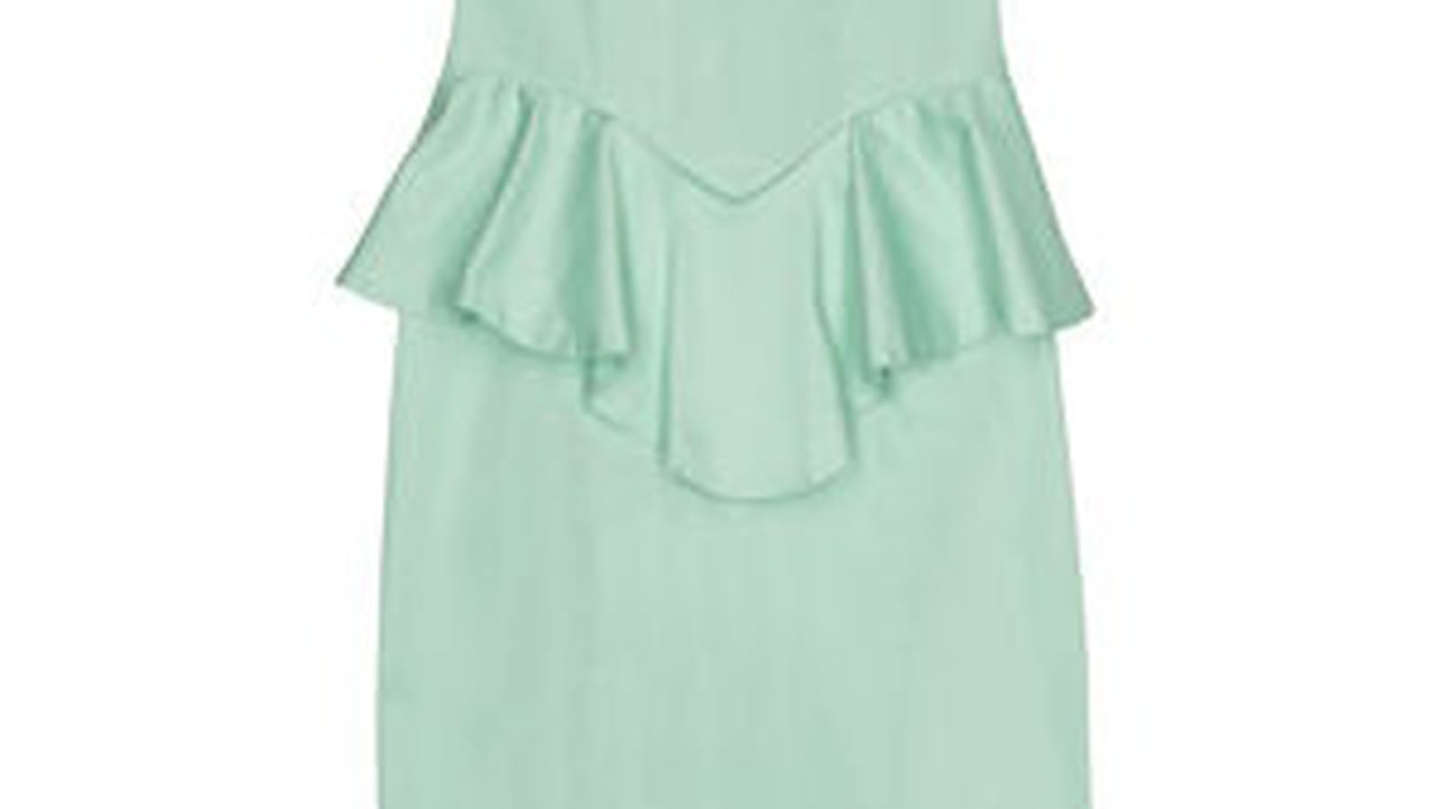 Robe menthe à l'eau bustier de Cache Cache