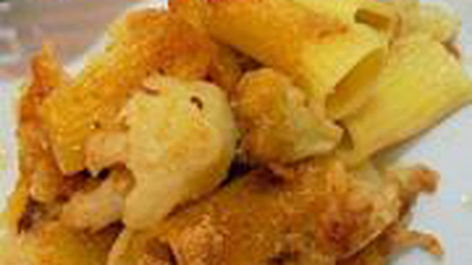 Gratin de rigatoni au chou-fleur et aux anchois
