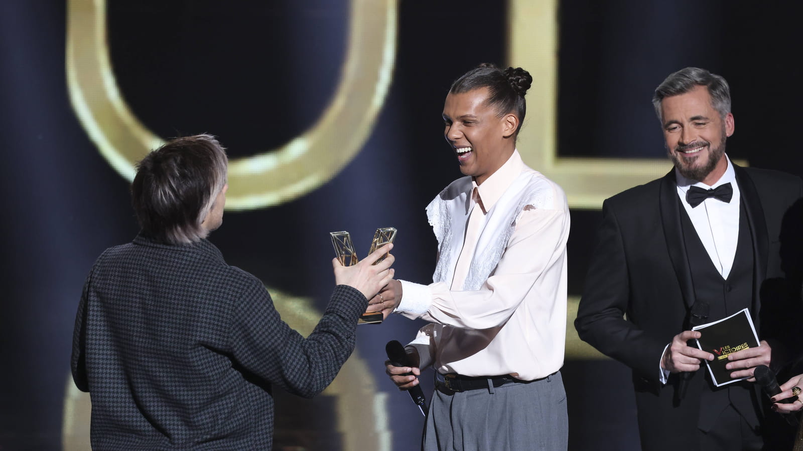 Orelsan, Stromae et Olivier Minne