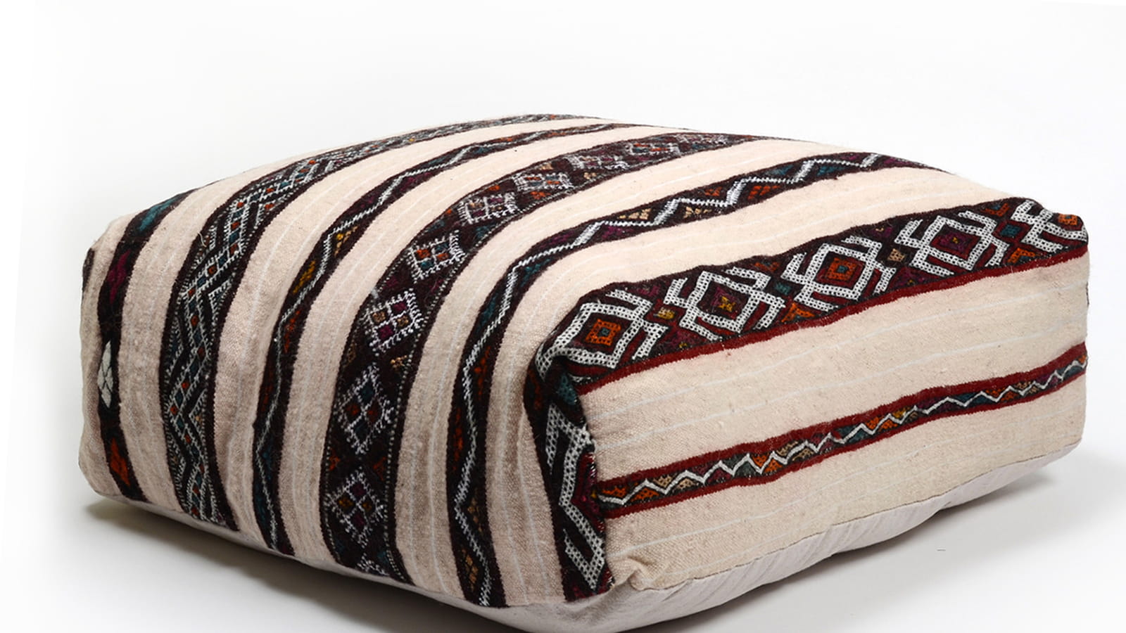 Pouf marocain Cabane Indigo