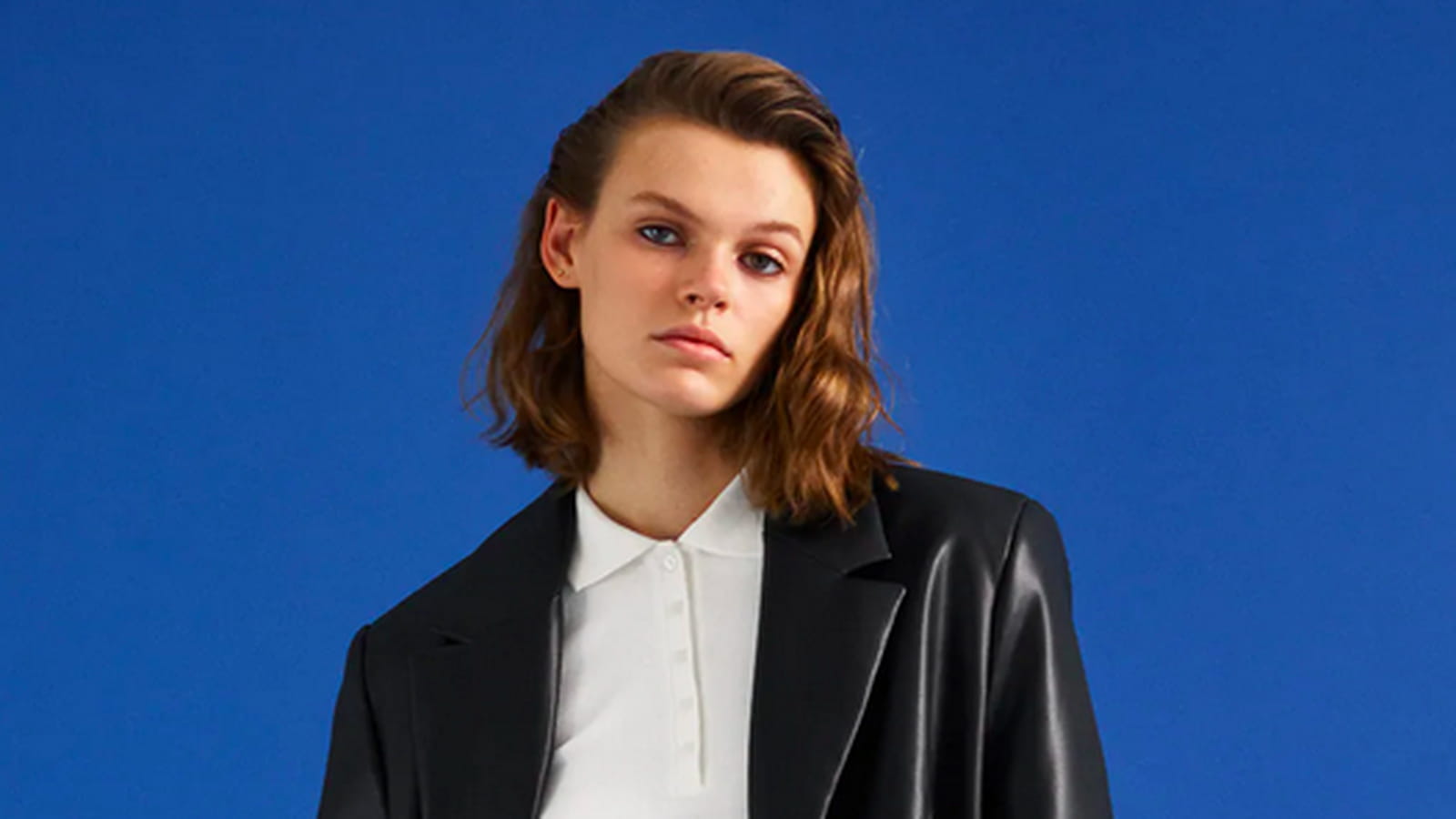 Veste cuir synthétique Zara