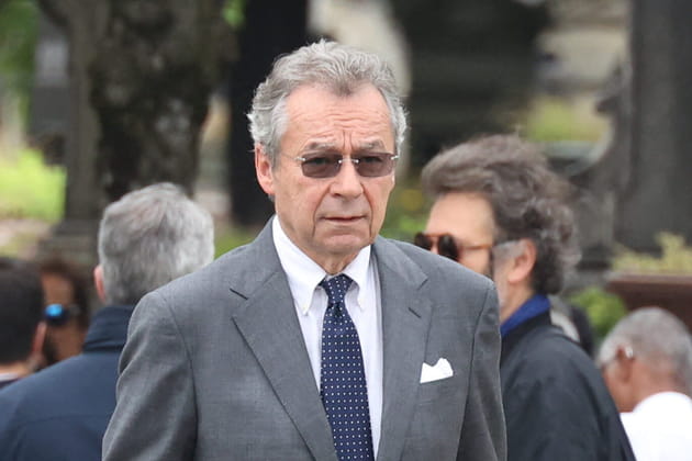 Michel Denisot, aperçu aux obsèques de Françoise Hardy