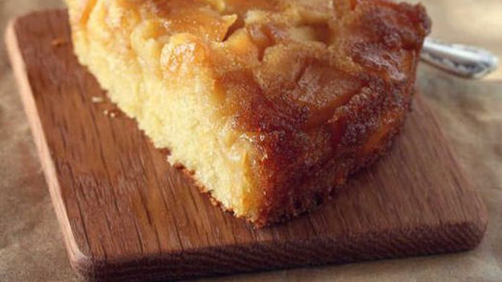Gâteau renversé aux pommes confites