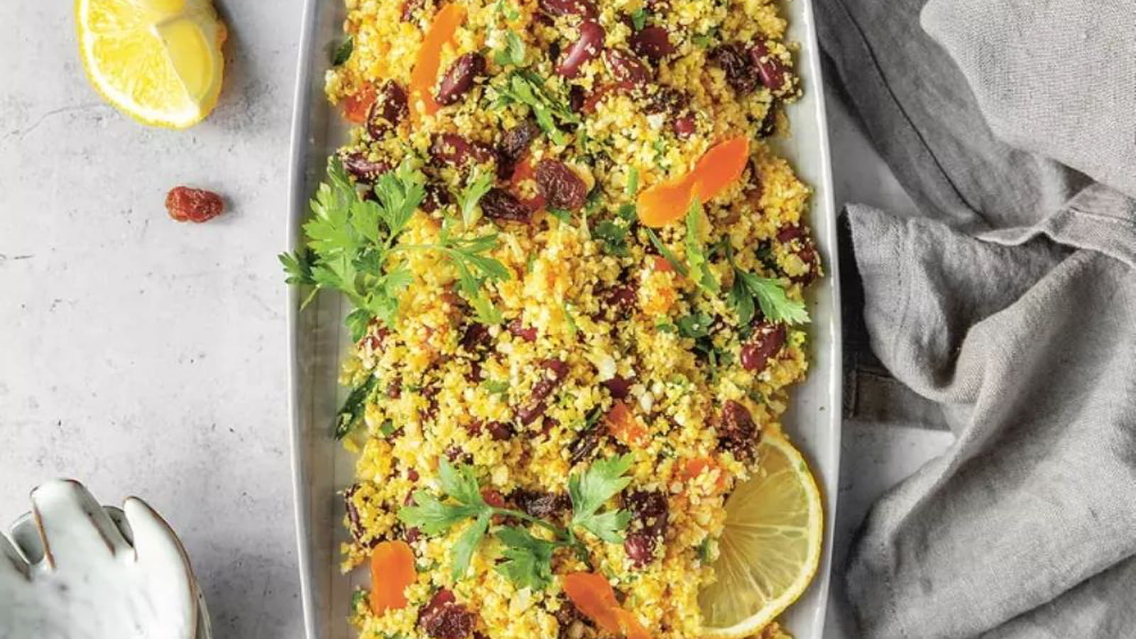 Couscous de chou-fleur aux épices