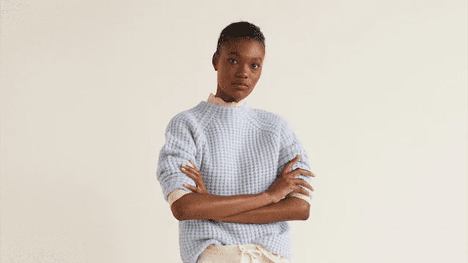 Pull-over bleu ciel 