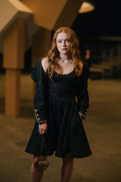 Sadie Sink au d&eacute;fil&eacute; Chanel