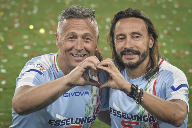 Bob Sinclar &agrave; Turin lors d'un match de foot caritatif