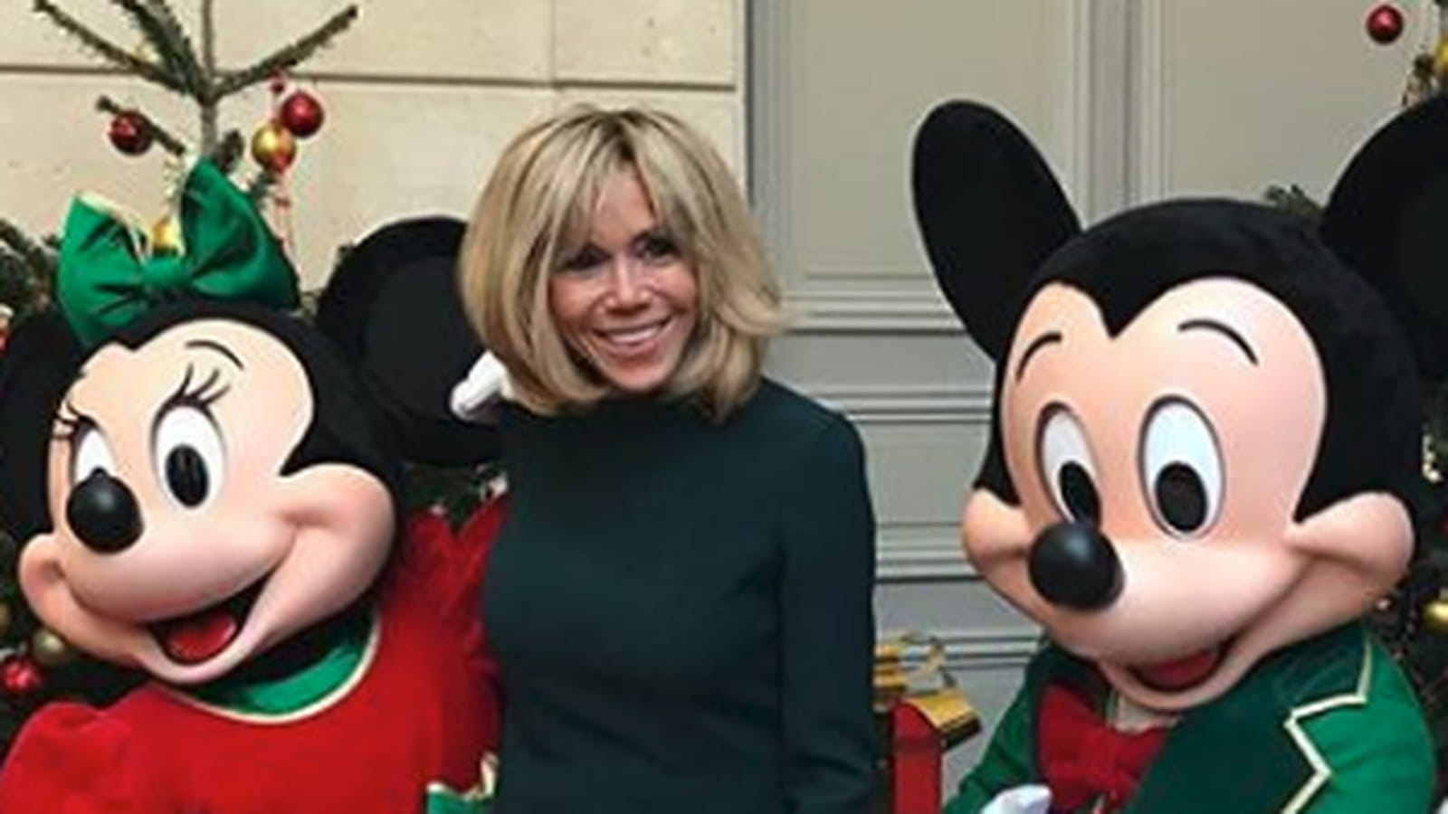 Emmanuel Macron et Brigitte Macron : Noël à l'Élysée