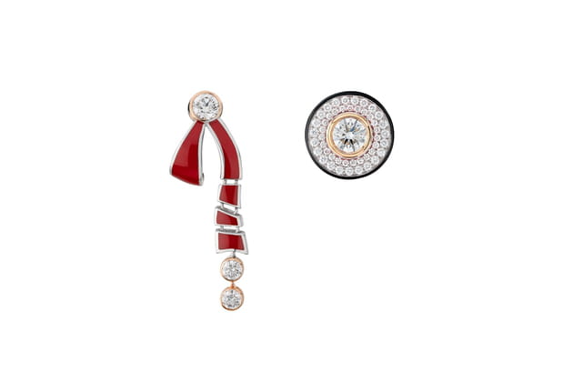 Boucles d'oreilles Ruban Canotier de Chanel Haute Joaillerie