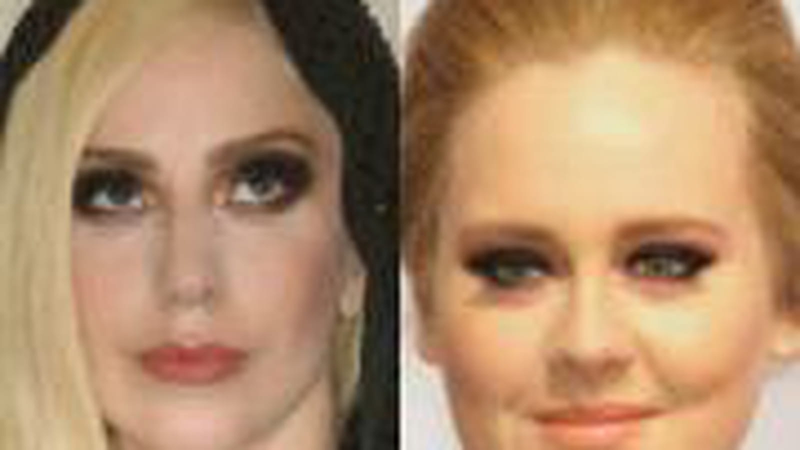 Lady Gaga et Adele 