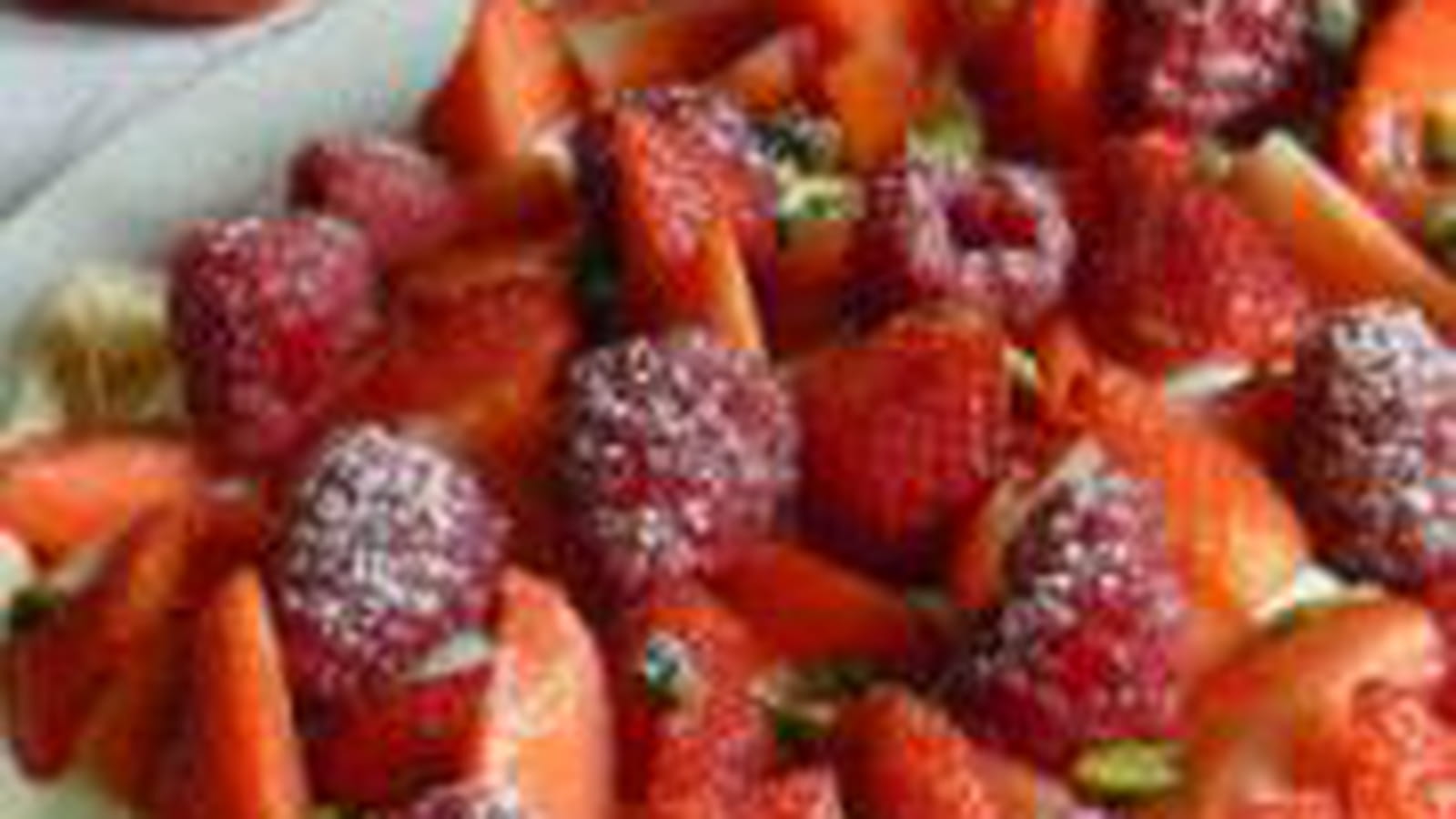 Pavlova fraises framboises