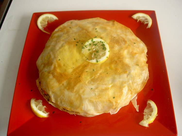 Recette de Pastilla aux fruits de mer