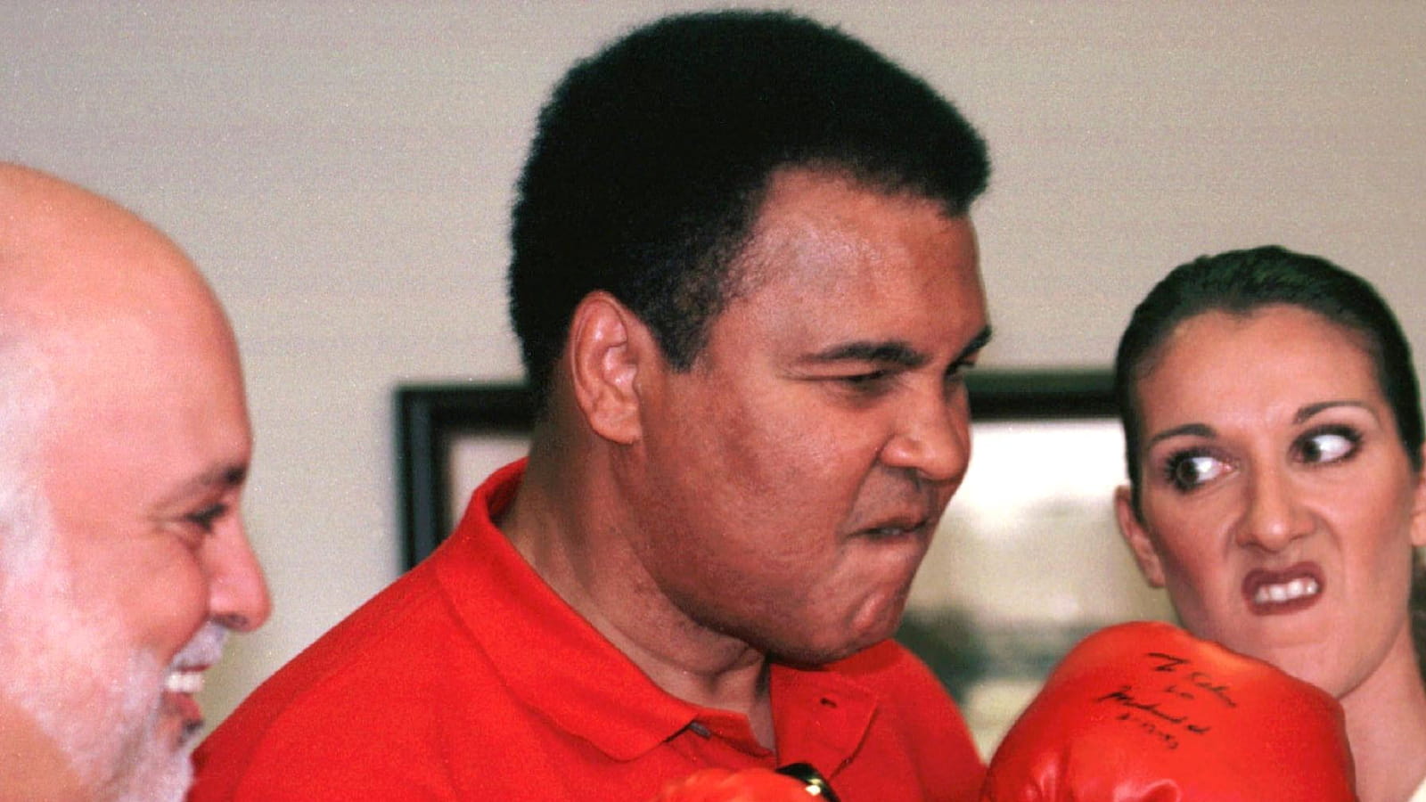 Céline, René et Mohamed Ali