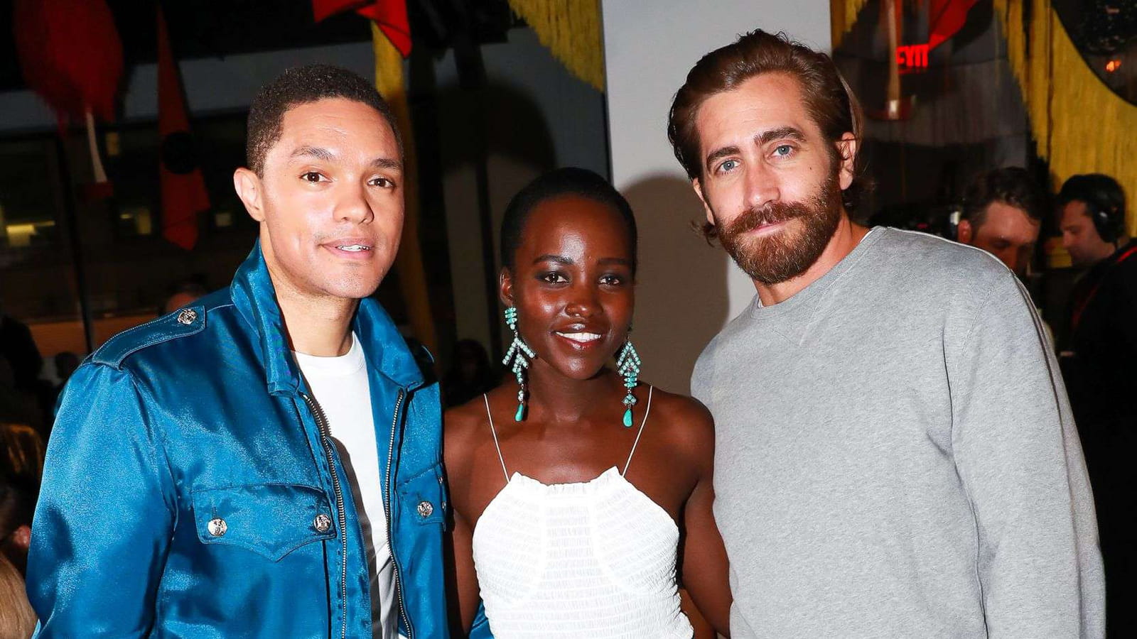 Trevor Noah, Lupita Nyong'o et Jake Gyllenhaal