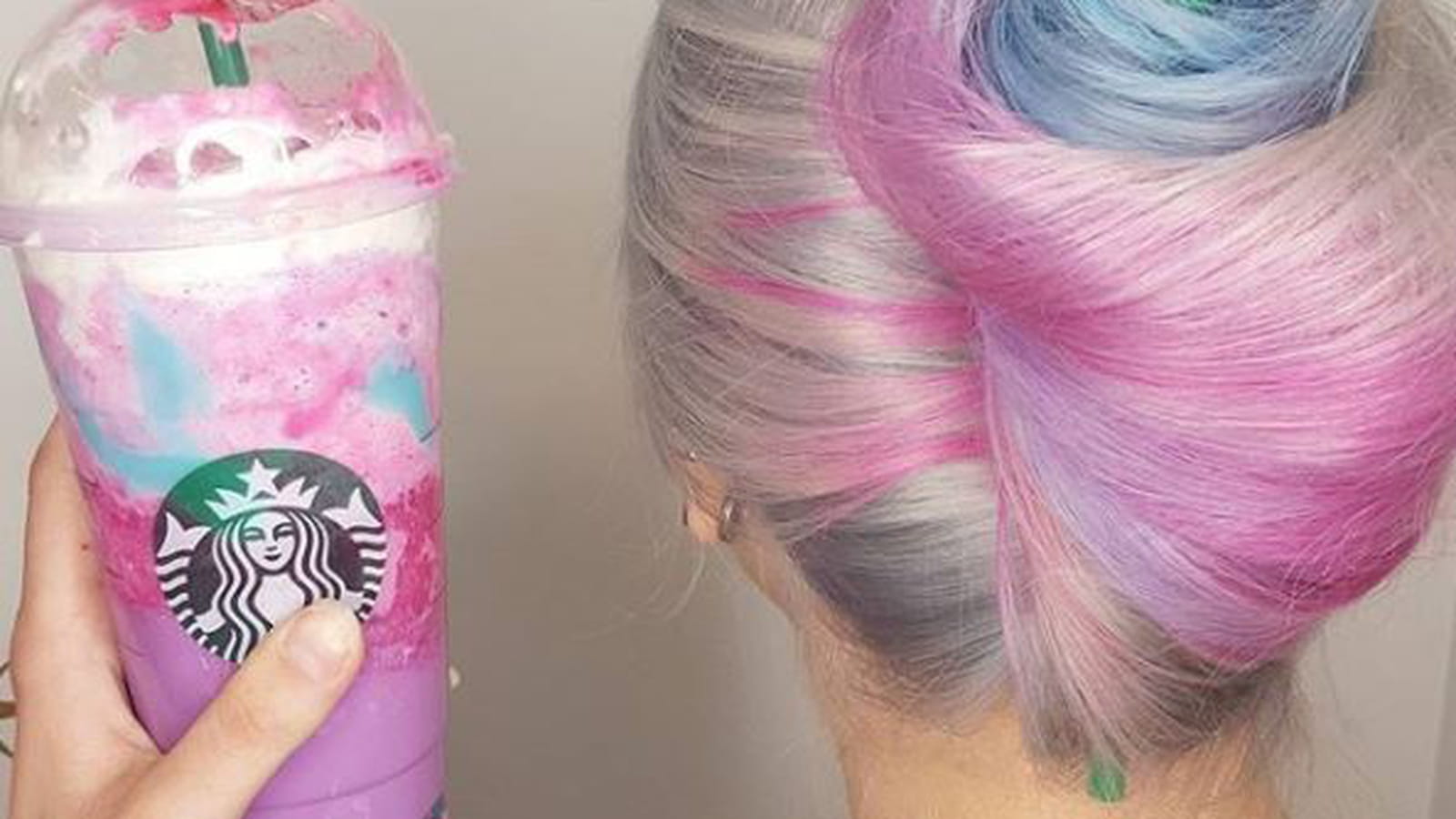 Les cheveux licorne 