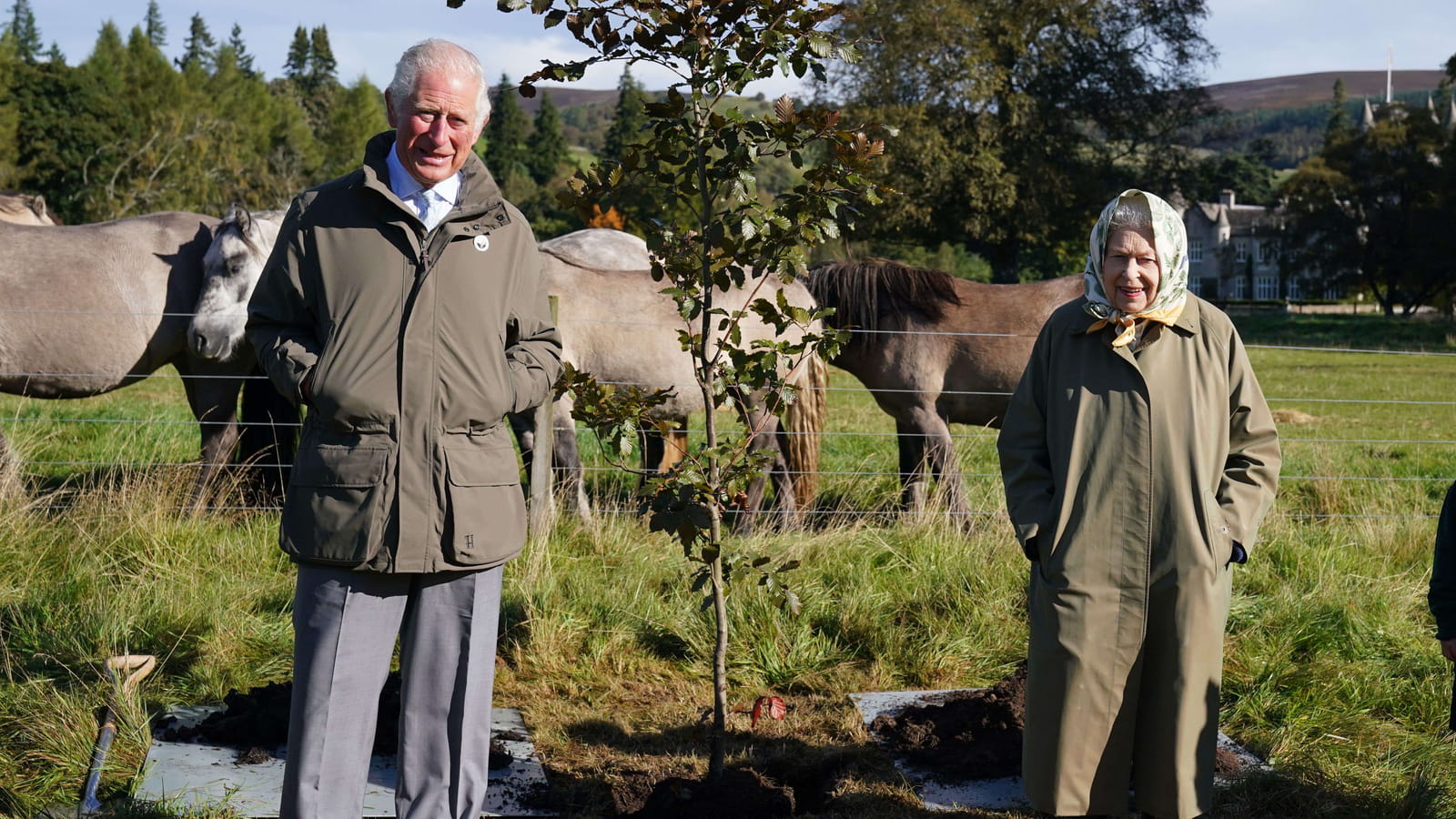 Prince Charles et Elizabeth II
