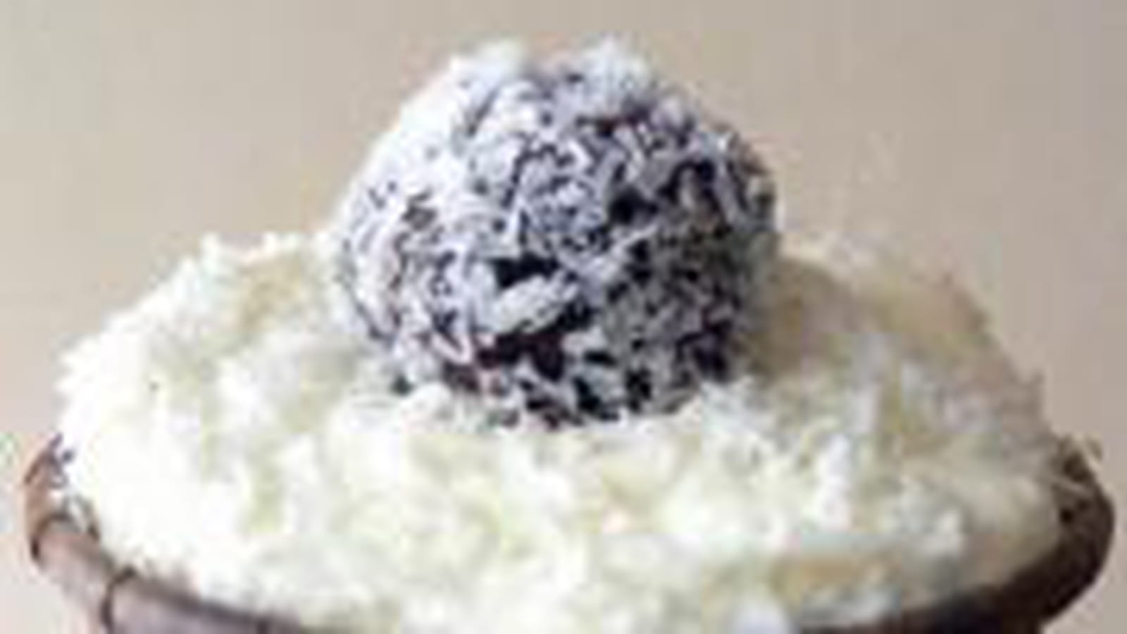 Cupcake coco-pralin, truffes choco-coco