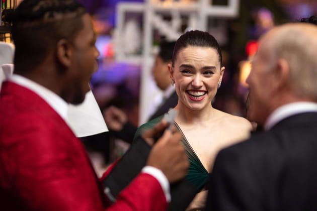 John Boyega et Daisy Ridley (Star Wars), hilares