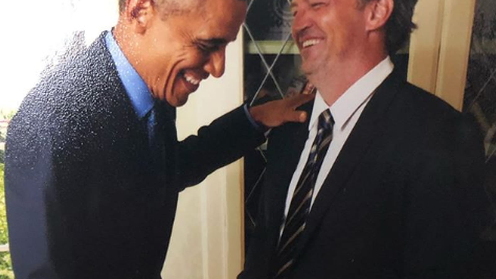 Barack Obama et Matthew Perry