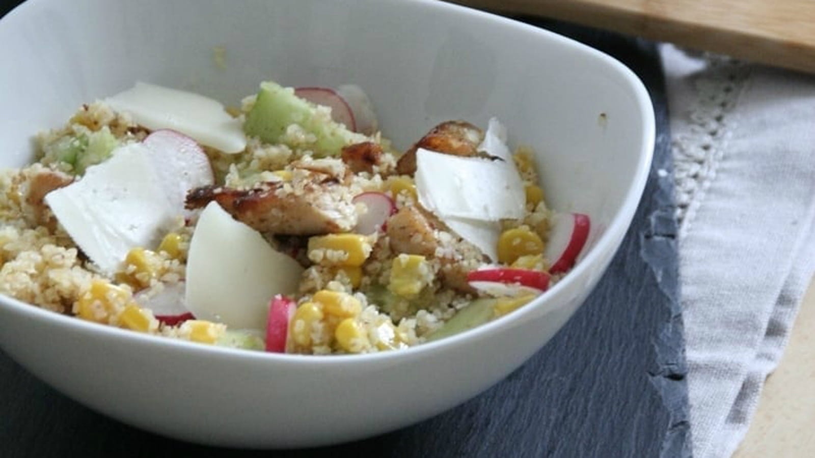 Salade de Boulgour et Poulet Tandoori