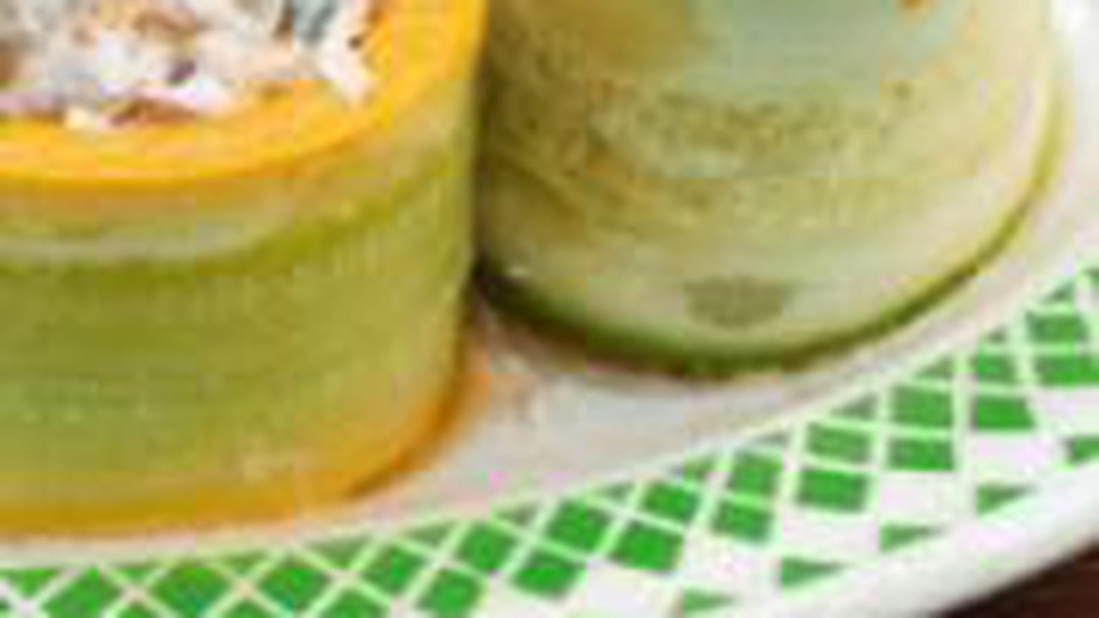 Roulés de courgettes