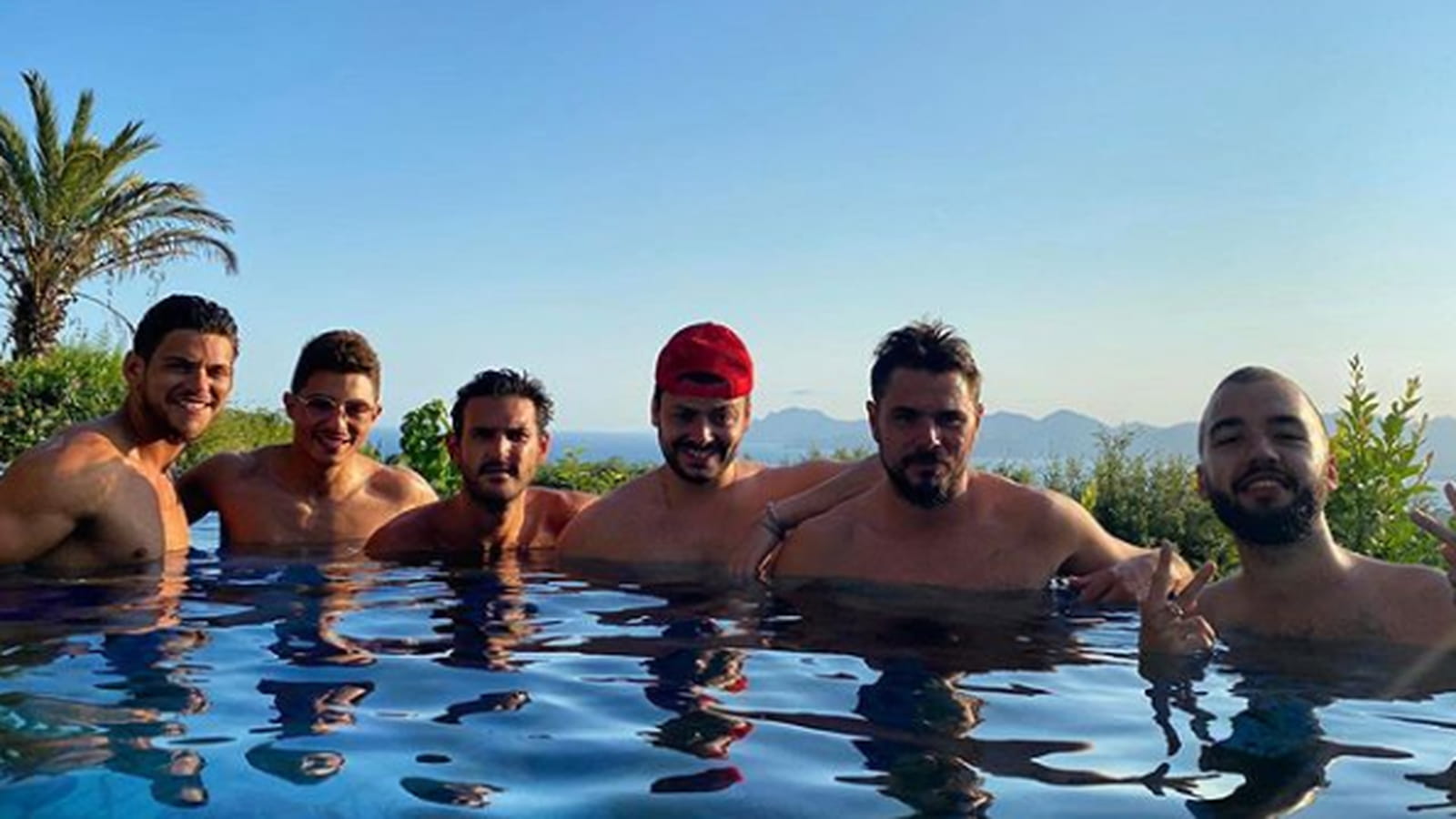 Rayane Bensetti, Samy Seghir, Benjamin Demay, Stan Wawrinka et Oli