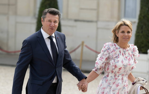 Christian Estrosi et sa femme Laura Tenoudji