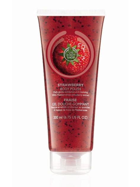 Gel gommant &agrave; la fraise, The Body Shop