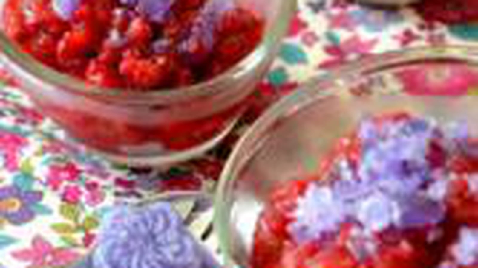 Kir granité vanillé framboise violette