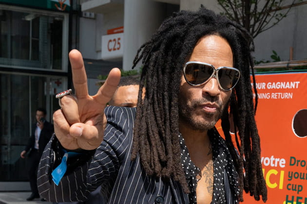 Lenny Kravitz rep&eacute;r&eacute; dans les all&eacute;es de Roland-Garros