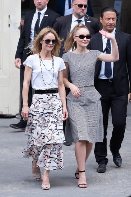 Vanessa Paradis et Lily-Rose Depp chez Chanel