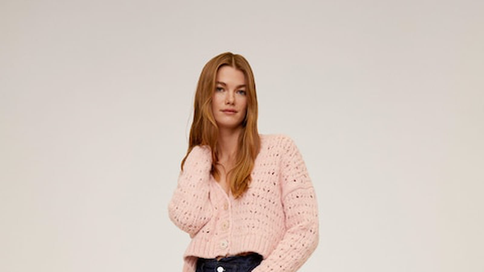 Cardigan maille ajourée