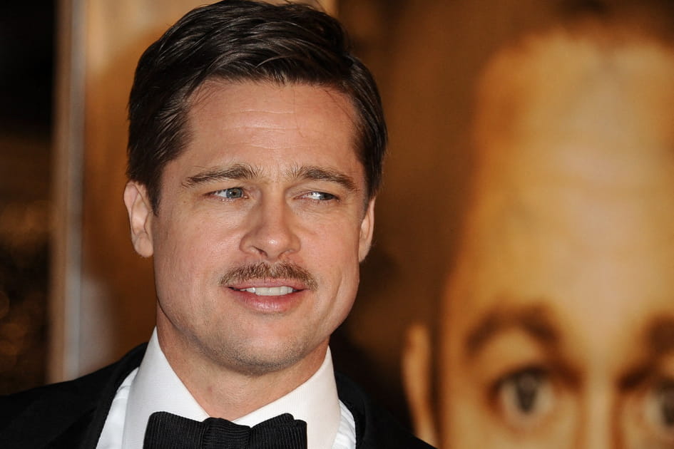La moustache de dandy de Brad Pitt