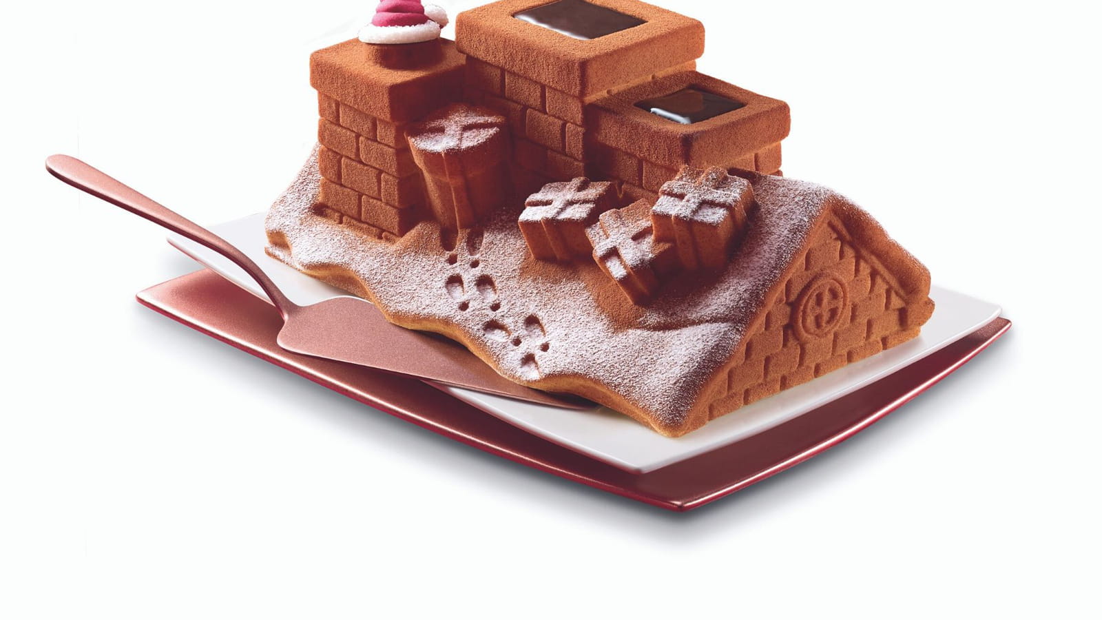 Bûche "En attendant le Père Noël" Thiriet  