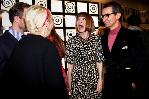 Anna Wintour bouche-b&eacute;e par la Fashion Week new-yorkaise