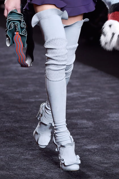 Les chaussures d&eacute;lirantes du d&eacute;fil&eacute; Fendi