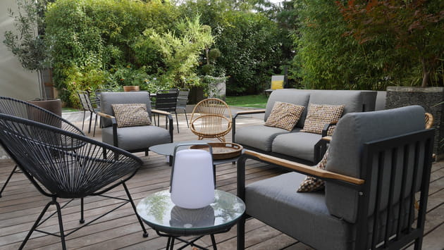 Après : un salon de jardin revu et corrigé