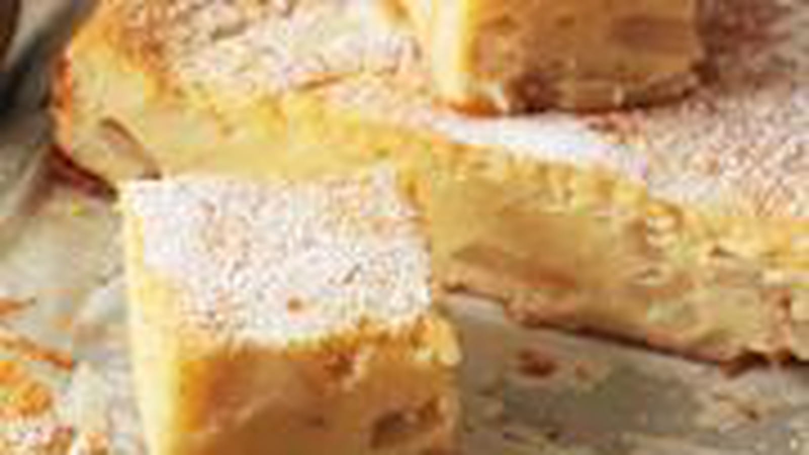 Carrés pomme poire