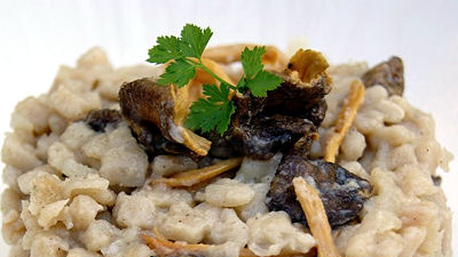 Risotto de crozets aux chanterelles