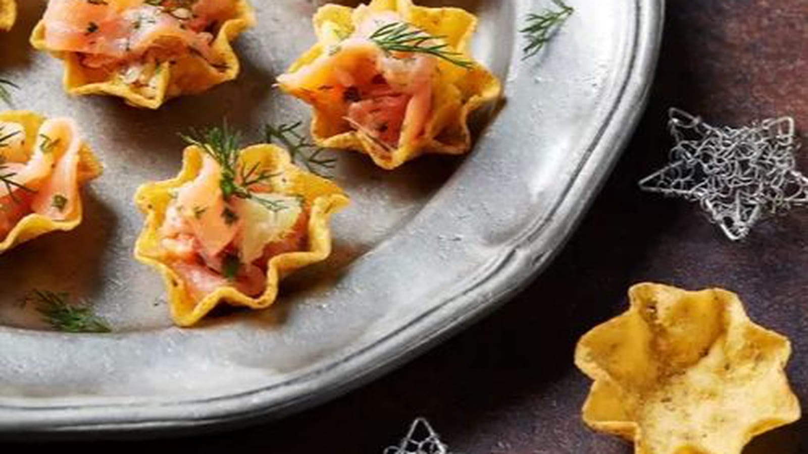 Tortilla Bowls au saumon & aux agrumes