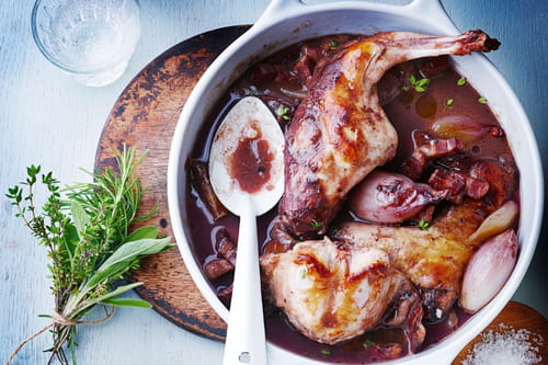 Bourguignon de lapin