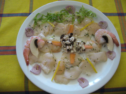 Coquilles Saint-Jacques en carpaccio